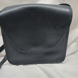 Coach Vintage Rare Dark Green Leather Saddle Flap Shoulder Bag